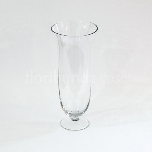 Tall Elegant Footed Glass Vase