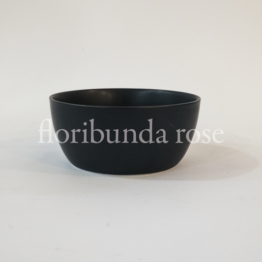 Black Ceramic Bowl