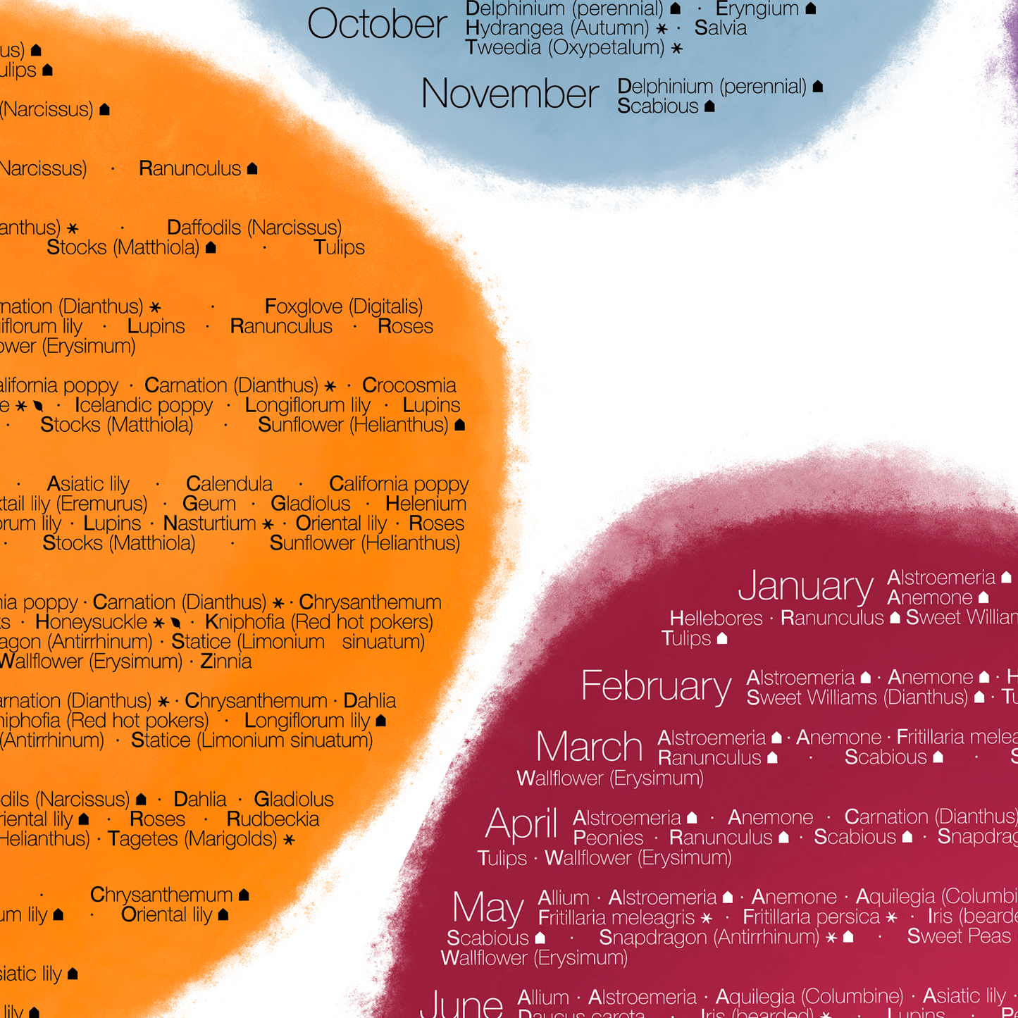 The British Cut Flower Calendar